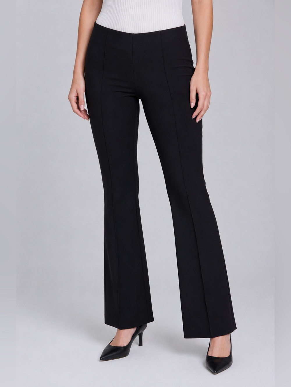 H&M | Pull-On Kick Flare Dress Pants | Size 8 | NWOT | Classic Minimalist Office